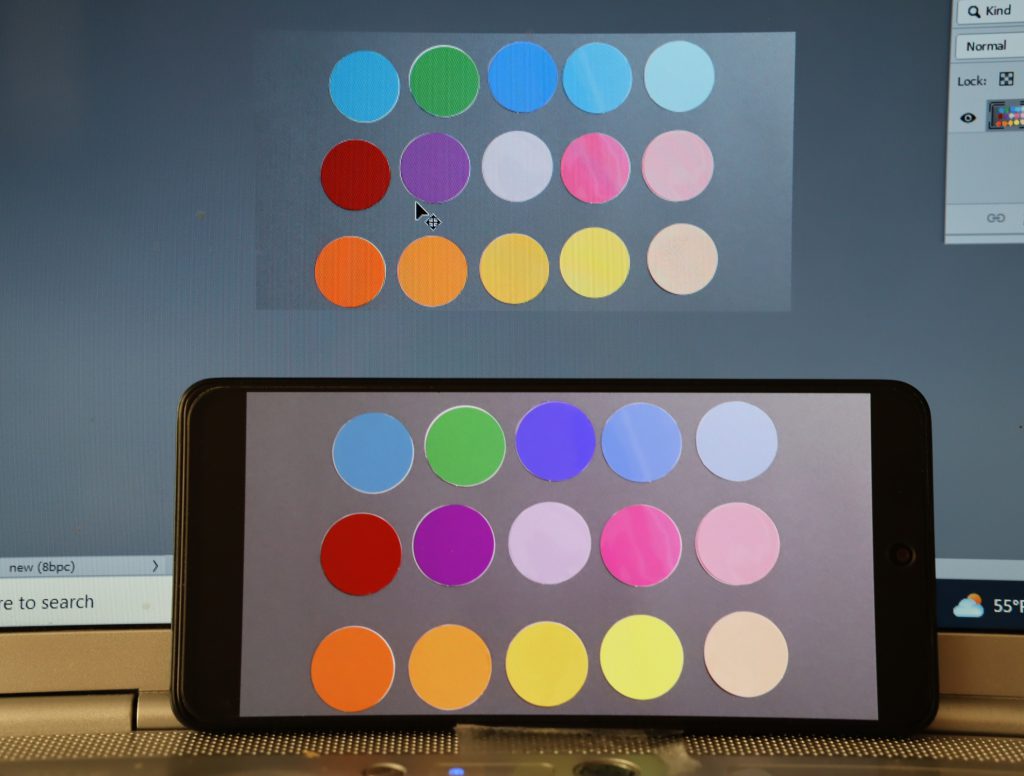 چگونه رنگ صفحه نمایش گوشی را تنظیم کنیم